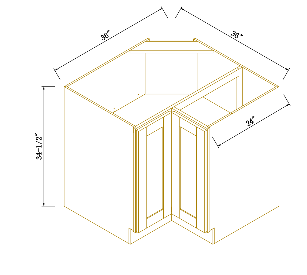 AWLS3612 OZ Kitchen & Bath